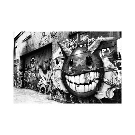 Graffiti Alley Black (24" x 16")
