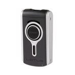 Lotus Scorpion Twin Pinpoint Lighter with Punch (Black Matte & Chrome Velour)
