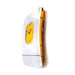 Boeing 747 Fuselage Timepiece // Yellow