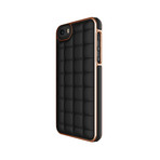 Cushion Wrap Case for iPhone 5/5s // Black + Rose Gold