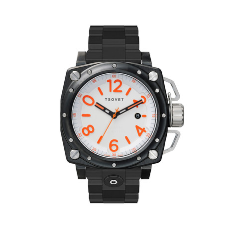 SVT-AX87 Quartz Watch // Black Steel