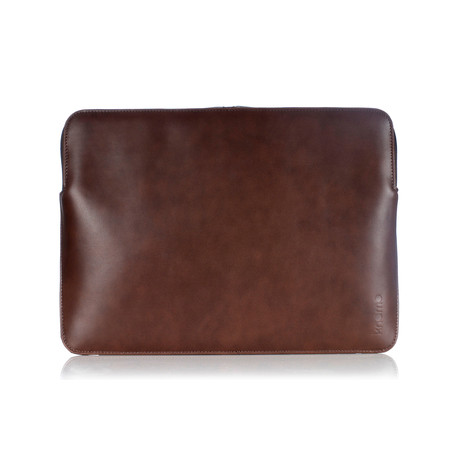 MacBook Pro Zip Sleeve // Brown (13")