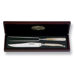 Zebu Horn Carving Set // 2 Pieces