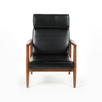 The Aalborg High Back Chair (Black)