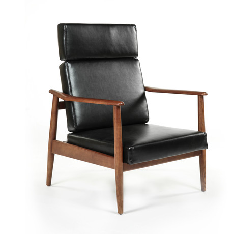 The Aalborg High Back Chair (Black)