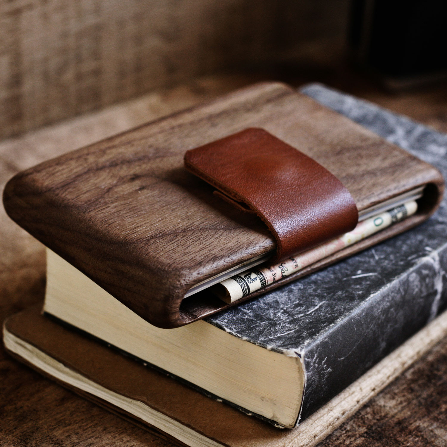 Walnut Wallet (Brown Leather) - Haydanhuya - Touch of Modern