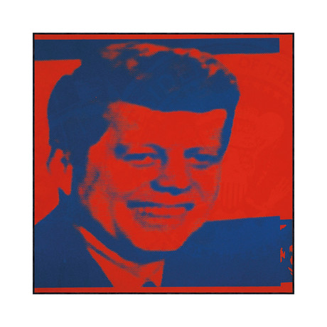 Andy Warhol // Flash-November 22, 1963, 1968 (Red & Blue)