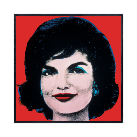 Andy Warhol // Jackie, 1964 on Red