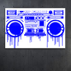 Melting Boombox // Blue (16”x24”)