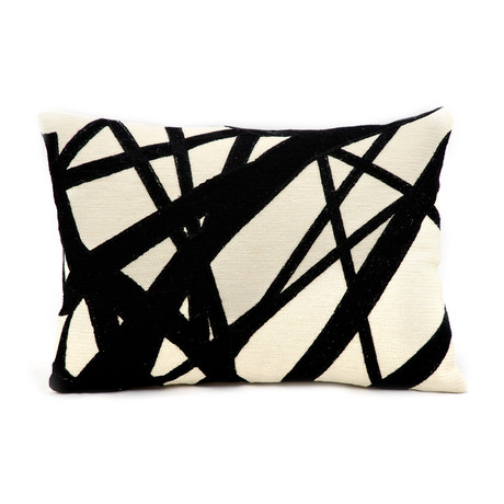 Kathy Ireland Pillow // Black + White