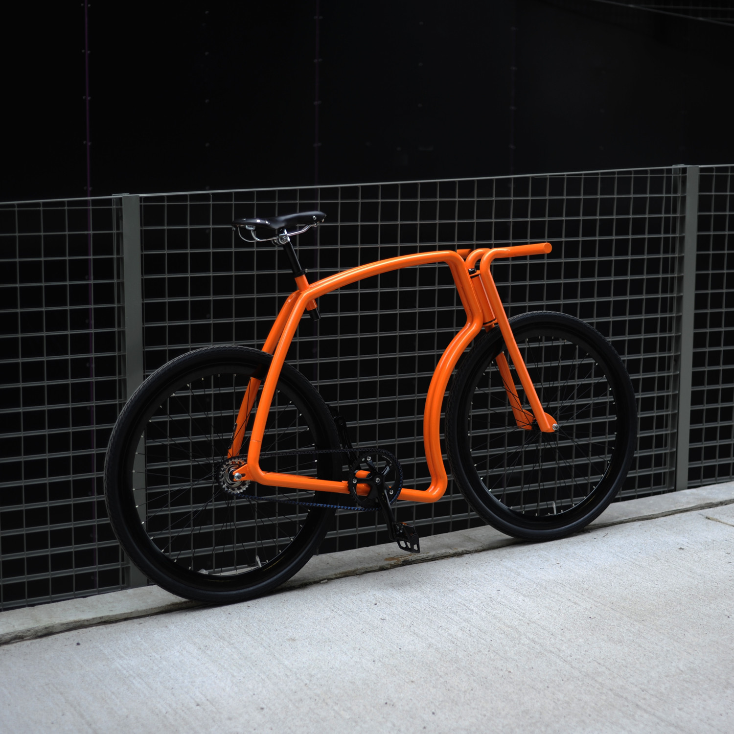 orange bike chain