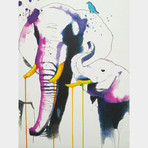 An Elephant Never Forgets (16"L x 20"W)