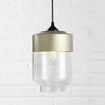 Parallel Series // Canister // Champagne Mount (Crystal Glass)