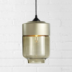 Parallel Series // Canister // Champagne Mount (Crystal Glass)