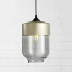 Parallel Series // Canister // Champagne Mount (Crystal Glass)