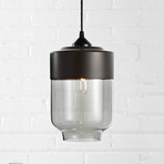 Parallel Series // Canister // Dark Bronze Mount (Crystal Glass)