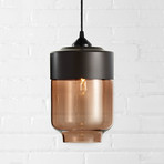 Parallel Series // Canister // Dark Bronze Mount (Crystal Glass)