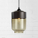 Parallel Series // Canister // Dark Bronze Mount (Crystal Glass)