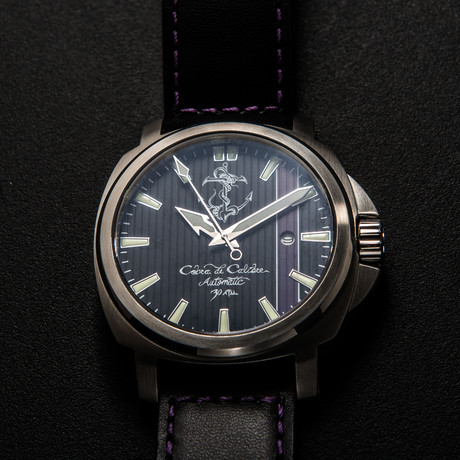 Cobra de Calibre Watch // Date with Purple Racing Stripe