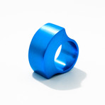 Tectonics Ring // Gamma (Blue, Size 6)