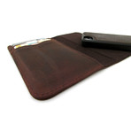 Leather Wallet Case for iPhone 5 // Brown