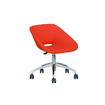 Red Office Chair in Camira Wool