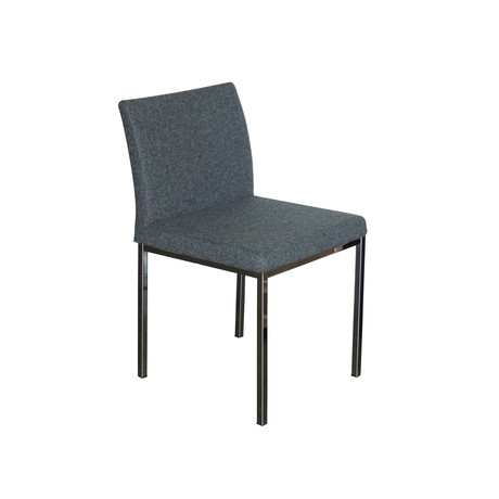 Paria Chair in Camira Dark Grey Wool