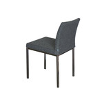 Paria Chair in Camira Dark Grey Wool