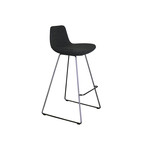 Pera Bar Stool (Camira Dark Grey Wool)