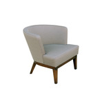 Gela Lounge Chair in Taupe