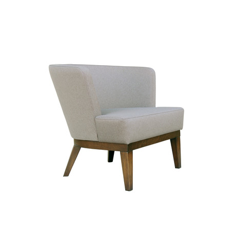 Gela Lounge Chair in Taupe