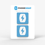 PhoneSoap Set I // Sanitizing Charger + Patch (White)