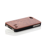 Hybrid // iPhone 4/4S (Walnut, Black Sides)