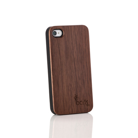 Hybrid // iPhone 4/4S (Walnut, Black Sides)