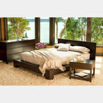 Orchid Queen Platform Bed