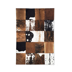 Atacama // Brown + Black + White (4'7"L x 6'7"W)