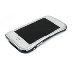 Draco Elegance Aluminum Bumper // iPhone 5/5s (Silver/Blue)