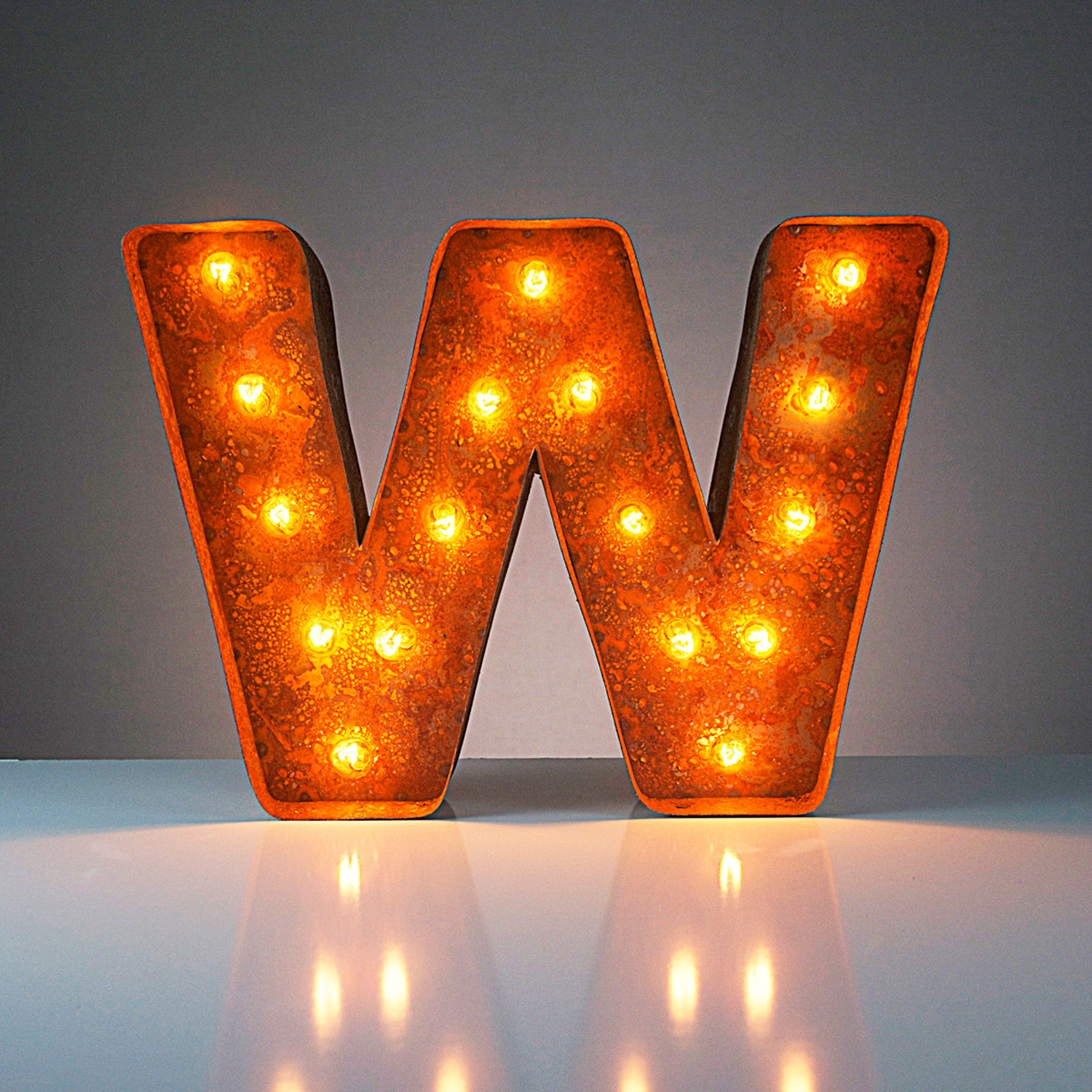  Letter W  24 Vintage Marquee Lights Touch of Modern