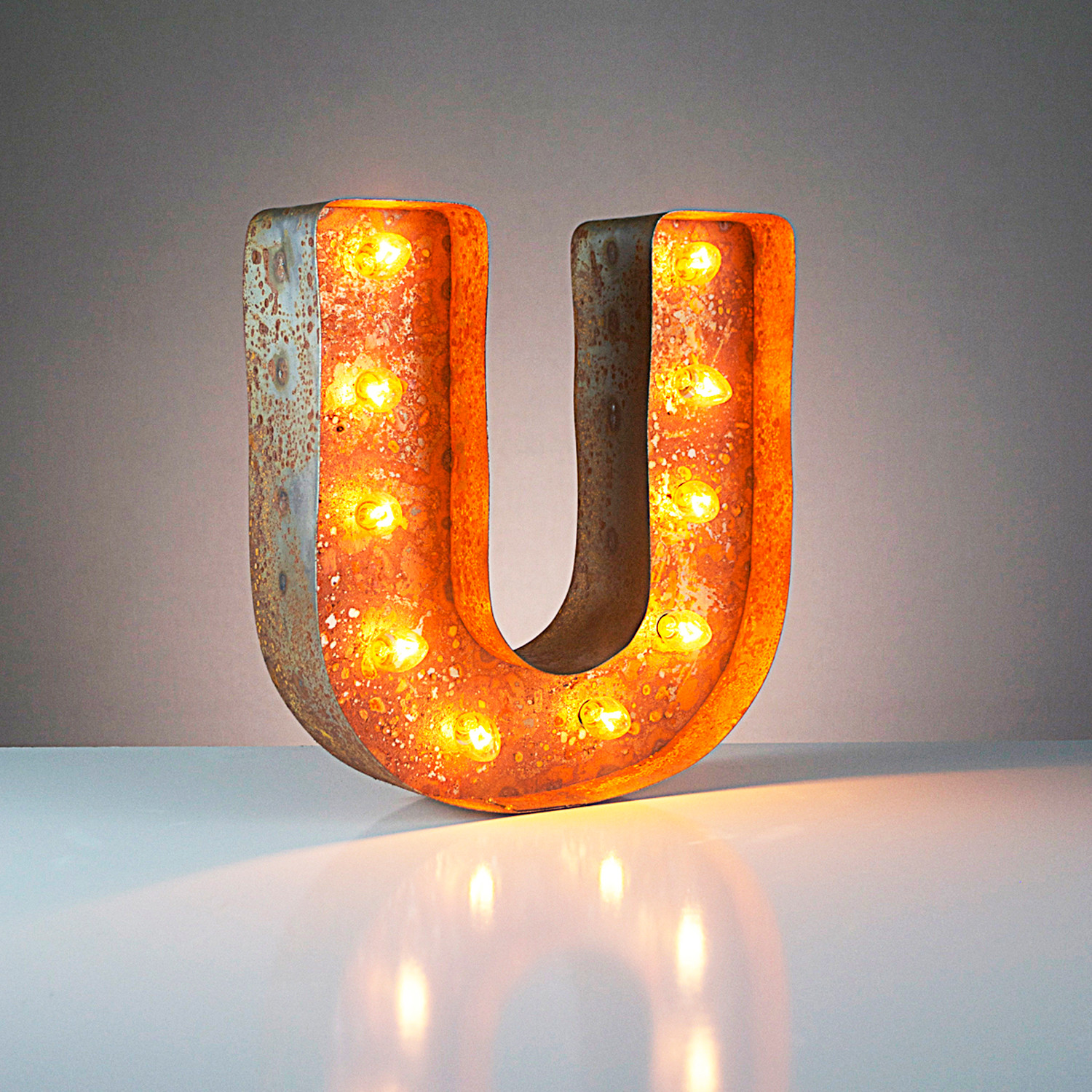  Letter  U  Vintage  Marquee Lights Touch of Modern