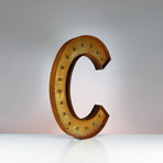 Letter C (12"H x 12"W x 3"D)