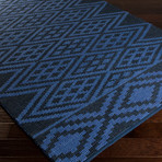 Aztec // Blue (2' x 3')