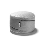 Jaxx Peachtree Pouf // Round Bean Bag Ottoman (Black)