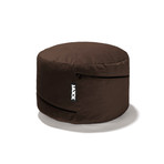 Jaxx Peachtree Pouf // Round Bean Bag Ottoman (Black)