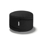 Jaxx Peachtree Pouf // Round Bean Bag Ottoman (Black)