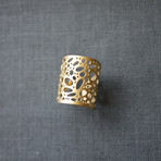 Seed Cuff Ring I (Steel)