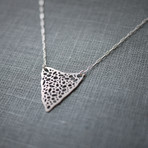 Triangle Origin Necklace // Small (Steel)