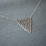 Triangle Origin Necklace // Large (Steel)