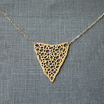 Triangle Origin Necklace // Large (Steel)