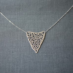 Triangle Origin Necklace // Large (Steel)