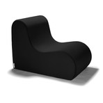 Midtown // Large Modern Accent Chair (Black)